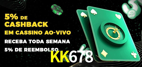 Promoções do cassino ao Vivo KK678